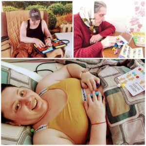 В социальном пансионате «Васильевский» психолог провела очередные индивидуальные занятия с проживающими.