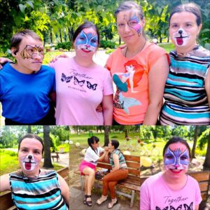 Сегодня 15.08.25г. в отделении сопровождаемого проживания, состоялось мероприятие по аквагриму.