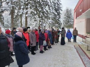 19 января в государственном учреждении «Гомельский социальный пансионат «Васильевский»,  в праздник Крещения Господня,  состоялось Освящение воды!