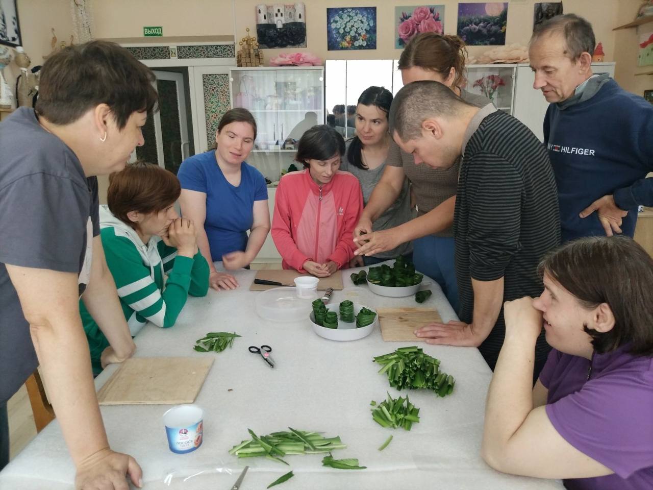 В «Гомельском государственном социальном пансионате «Васильевский» состоялся мастер-класс по флористике
