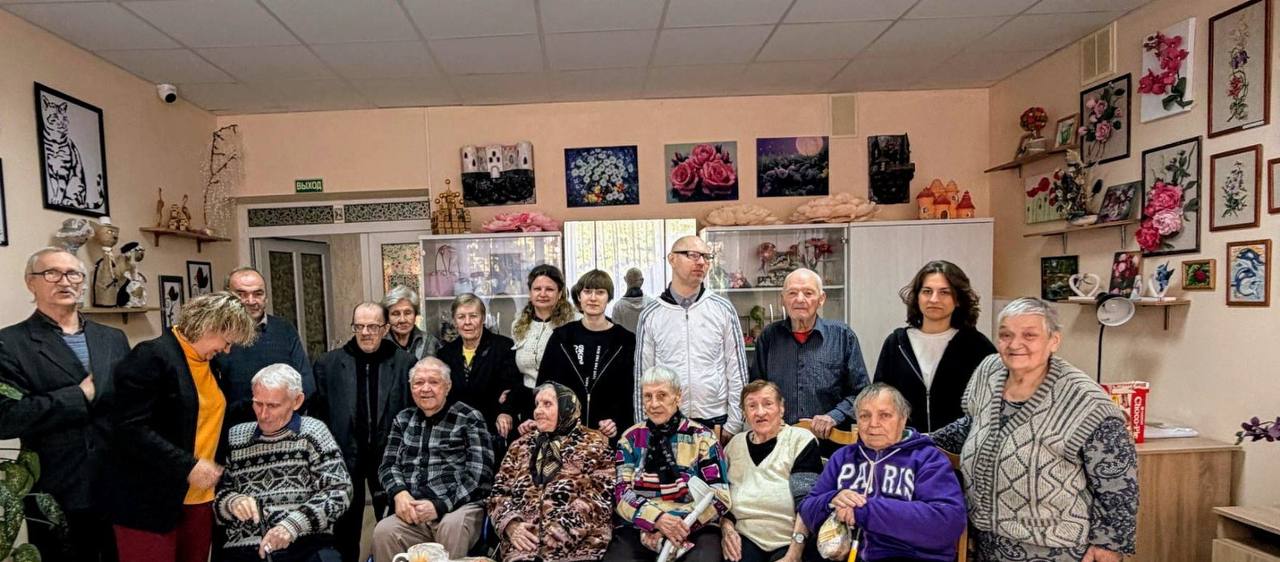 5 ноября в Гомельском социальном пансионате»Васильевский» прошло мероприятие ко Дню пожилых людей